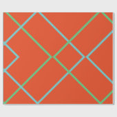 Red Holiday Wrapping Paper Cadeaupapier (Vlak)