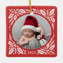 Red Holly 2 Foto met jaarlijkse kerst