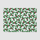 Red Holly Berries Tissuepapier (Voorkant)