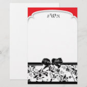 Red Holly Stationery Briefpapier (Voorkant / Achterkant)