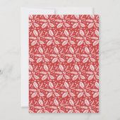 Red Holly Tilted Snapshot 2 Kerstmis Feestdagenkaart (Achterkant)