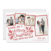 Red  Holly Tilted Snapshot 4 Multi-Photo