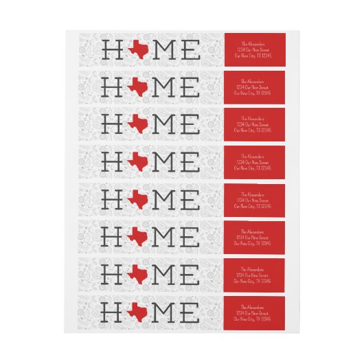 Red HOME Texas (Vel)
