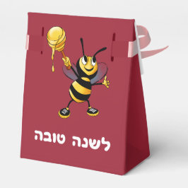 Red Honey Bee Rosh HaShana Bedankdoosjes