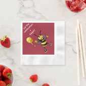 Red Honey Bee Rosh HaShana Servet (Insitu)