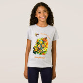 Red honingbijen, laat bloemen groeien t-shirt (Voorkant volledig)
