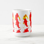 Red Hoody Bicycle Mok (Center)