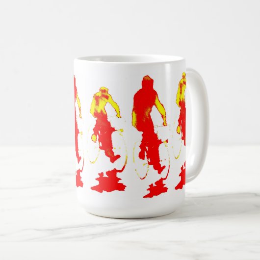 Red Hoody Bicycle Mok (Voorkant rechts)