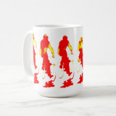 Red Hoody Bicycle Mok (Voorkant links)