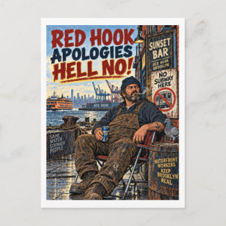 Red Hook Verontschuldigingen Nee! Briefkaart