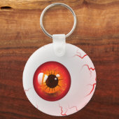Red Horror Eyeball Sleutelhanger (Voorkant)