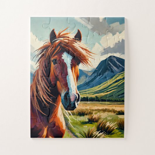 Red Horse 30 stuk Kinder puzzel (Verticaal)