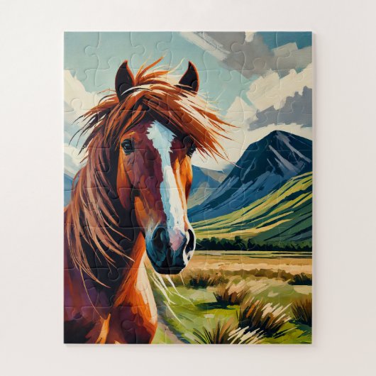 Red Horse 50 stuk Kinder puzzel (Verticaal)