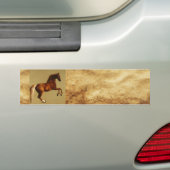 RED HORSE BUMPERSTICKER (Op auto)