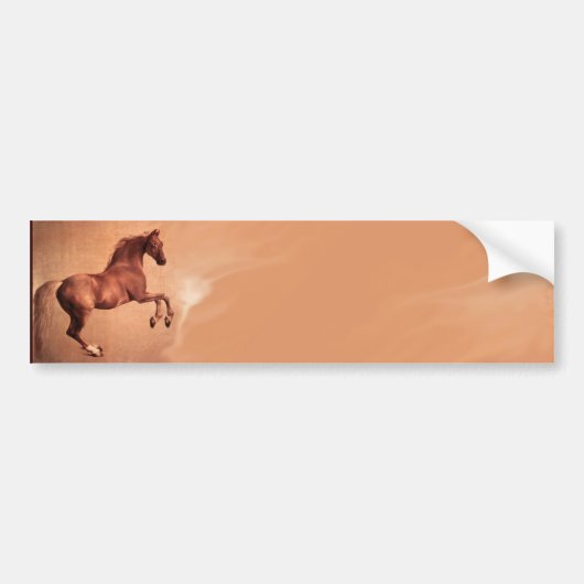 RED HORSE BUMPERSTICKER (Voorkant)