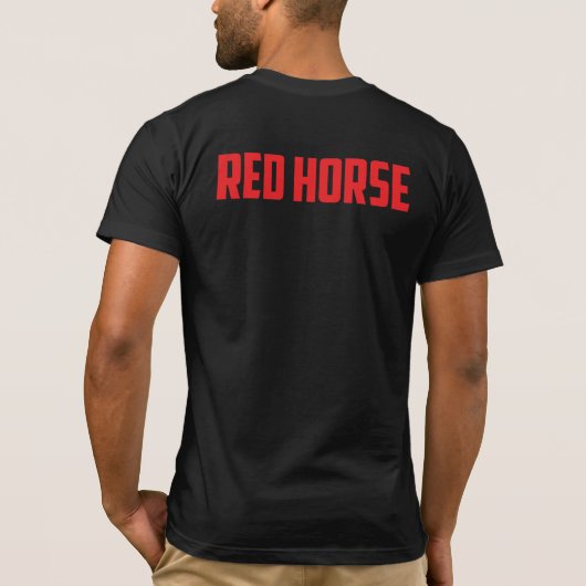 RED HORSE Flag T-shirt (Achterkant)