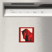 Red Horse Magnet (Insitu (Vaatwasser))