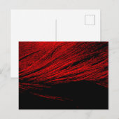 Red Horse Mane Abstract Briefkaart (Voorkant / Achterkant)
