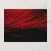 Red Horse Mane Abstract Briefkaart (Voorkant)