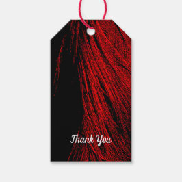 Red Horse Mane Abstract cadeau Label Cadeaulabel