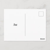 Red Horse Mane Abstract Foto Briefkaart (Achterkant)