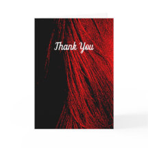 Red Horse Mane Abstract gevouwen Wenskaart