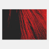 Red Horse Mane Abstract inpakpapier vellen (Voorkant 3)