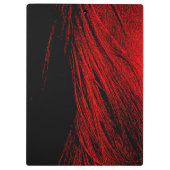 Red Horse Mane Abstract klembord (Achterkant)