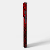 Red Horse Mane Abstract Mobiele Telefoon Case (Achterkant / Links)