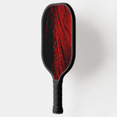 Red Horse Mane Abstract Pickleball Paddle (Links)