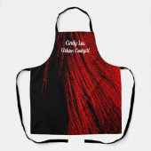 Red Horse Mane Abstract Schort (Voorkant)