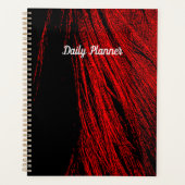 Red Horse Mane Abstracte dagelijkse planner (Voorkant)