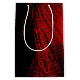 Red Horse Mane Abstracte geschenktas Medium Cadeauzakje