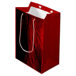 Red Horse Mane Abstracte geschenktas Medium Cadeauzakje
