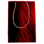 Red Horse Mane Abstracte geschenktas Medium Cadeauzakje (Voorkant)