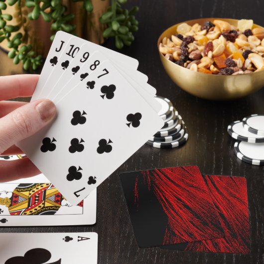 Red Horse Mane Abstracte speelkaarten (Insitu)