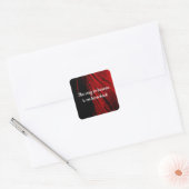 Red Horse Mane Abstracte Stickers (Envelop)
