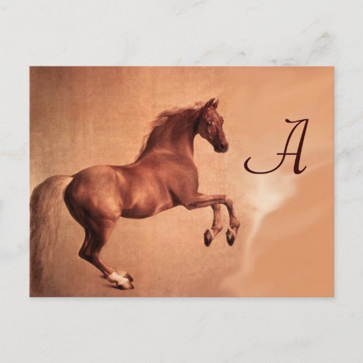 RED HORSE MONOGRAM BRIEFKAART (Voorkant)