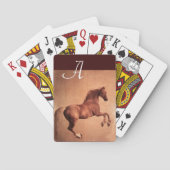 RED HORSE MONOGRAM POKERKAARTEN (Achterkant)