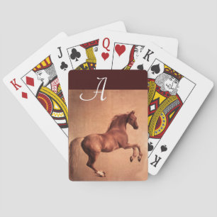 RED HORSE MONOGRAM POKERKAARTEN