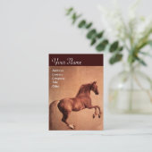 RED HORSE Monogram Visitekaartje (Staand voorkant)