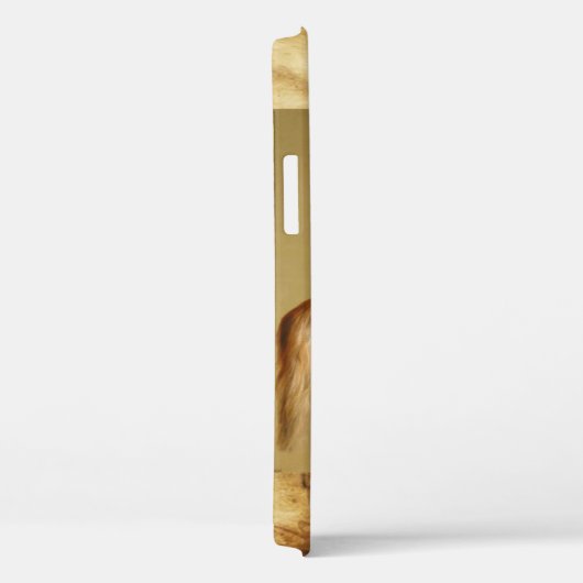 RED HORSE Parchment Monogram Case-Mate iPhone Case (Achterkant / Rechts)