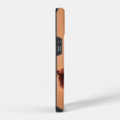 RED HORSE Parchment Monogram iPhone Hoesje (Rechterkant)