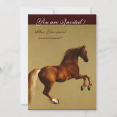 RED HORSE Party Felt paper Kaart (Achterkant)