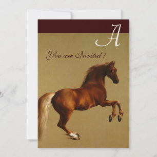 RED HORSE Party Gold Metallic Kaart