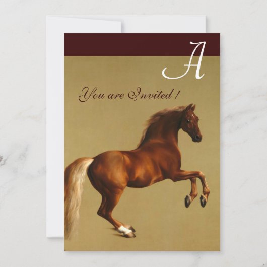 RED HORSE Party Kaart (Voorkant)