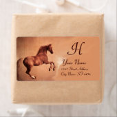 RED HORSE, roze Etiket (Insitu)