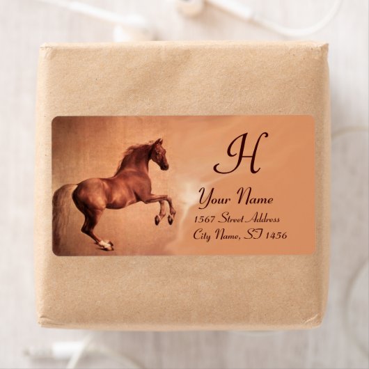 RED HORSE, roze Etiket (Insitu)