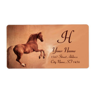 RED HORSE, roze Etiket