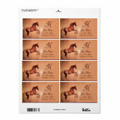 RED HORSE, roze Etiket (Full Sheet)